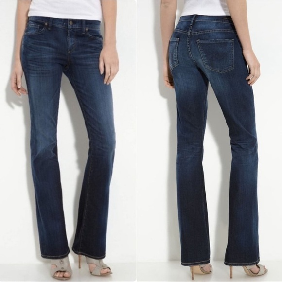 Citizens Of Humanity Dita Mid Rise Straight Petite Bootcut Leg Jeans Size 30 - Picture 1 of 13
